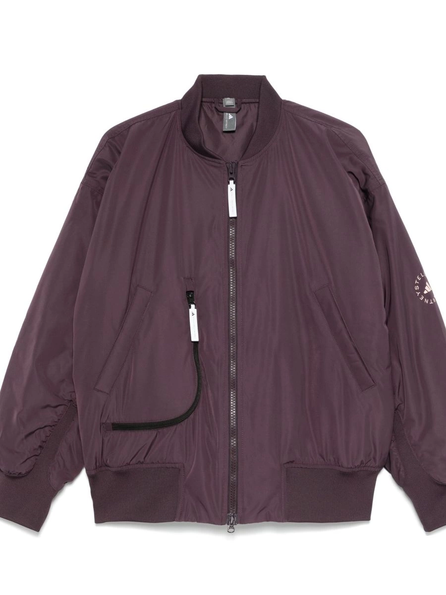 logo-print Stella jacket by bomber adidas Women McCartney 0702